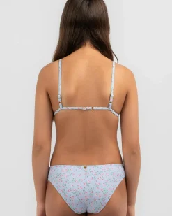 Bikinis*Kaiami Girls' Melrose Triangle Bikini Set Blue/pink
