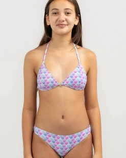 Best Girls' Mermaid Triangle Bikini Set Kids Bikinis