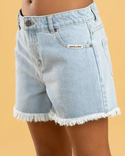 New Girls' MFG Retro Dot Denim Shorts Kids Denim|Bottoms