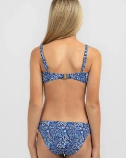 Bikinis*Topanga Girls' Micah Bandeau Bikini Set Blue