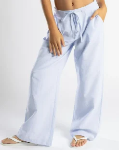 Bottoms*Mooloola Girls' Millie Pants Light Blue Stripe
