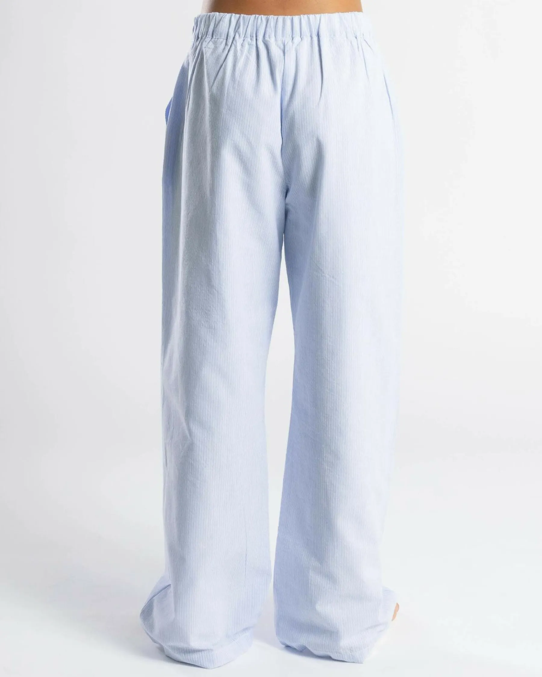 Bottoms*Mooloola Girls' Millie Pants Light Blue Stripe