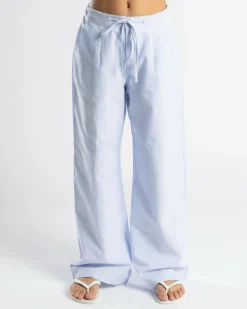 Bottoms*Mooloola Girls' Millie Pants Light Blue Stripe