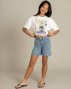 Denim|Bottoms*Billabong Girls' Mindy Denim Short Water