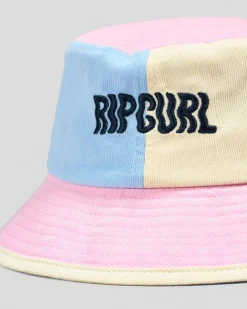 Headwear*Rip Curl Girls' Mixed Bucket Hat Light Pink