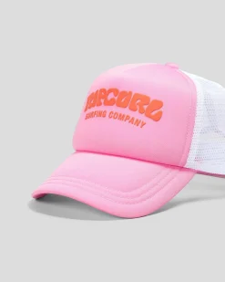 Headwear*Rip Curl Girls' Mixed Revival Trucker Cap Pink