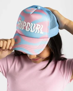 Clearance Girls' Mixed Revival Trucker Cap Kids Headwear