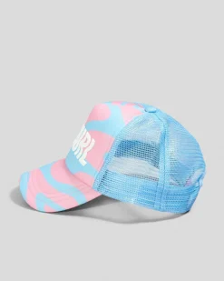 Clearance Girls' Mixed Revival Trucker Cap Kids Headwear