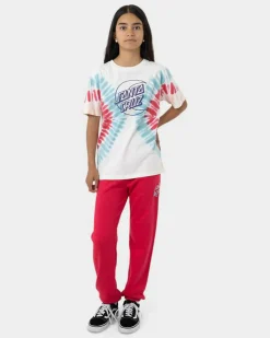 Hot Girls' Moon Dot Outline Front T-Shirt Kids Tops