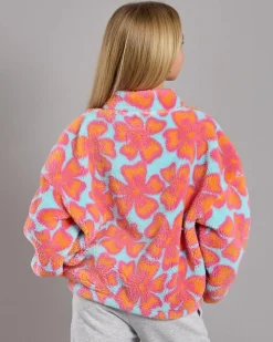 Hot Girls' Neon Isles Polar Fleece Kids Outerwear