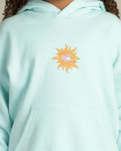 Discount Girl's Neon Isles Surfer Hoodie Kids Outerwear