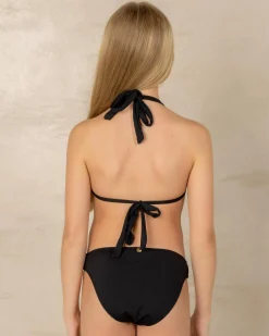 Bikinis*Kaiami Girls' Niana Knot Triangle Bikini Set Black
