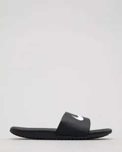 Slides & Sandals*Nike Girls' Kawa Slide Sandals Black/white