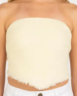 Tops*Mooloola Girls' Nina Dallis Scarf Top Butter
