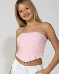 Tops*Mooloola Girls' Nina Dallis Scarf Top Baby Pink
