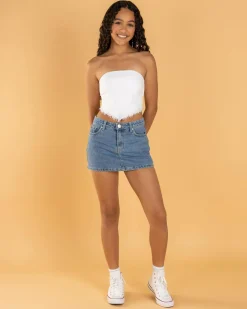 Tops*Mooloola Girls' Nina Dallis Scarf Top White