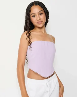Tops*Mooloola Girls' Nina Dallis Scarf Top Lilac