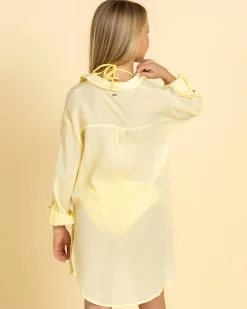Beach Covers & Overswim*Topanga Girls' Noosa Cover Up Butter
