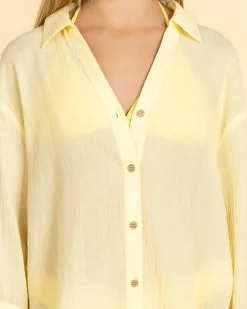 Beach Covers & Overswim*Topanga Girls' Noosa Cover Up Butter