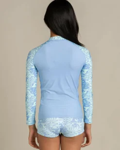 Discount Girls' Oceanic Long Sleeve Rash Vest Kids Rash Vests