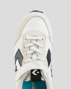 Sneakers*Converse Girls' Omega Trainer Easy On Shoes Vintage White/black/vintage White