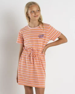 Dresses*Santa Cruz Girls' Oval Dot Mono Dress Orange