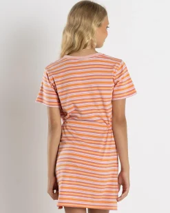 Dresses*Santa Cruz Girls' Oval Dot Mono Dress Orange