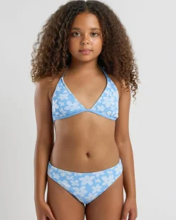 Bikinis*Topanga Girls' Paige Triangle Bikini Set Cornflower