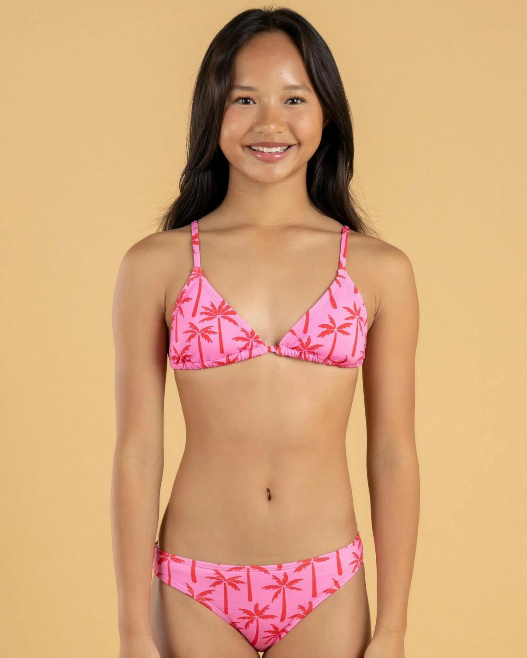 Sale Girls' Palm Beach Triangle Bikini Set Kids Bikinis