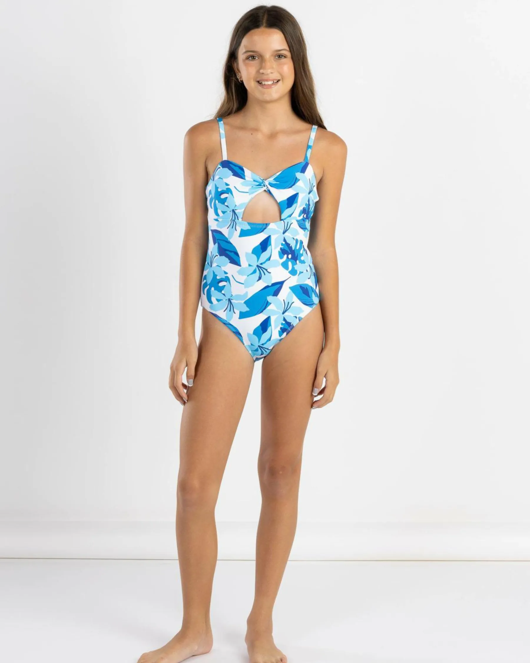 Sale Girls' Palmas One Piece Swimsuit Kids Surf|One Pieces