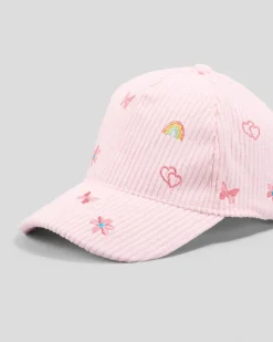 Outlet Girls' Piper Cord Cap Kids Headwear