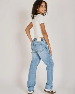Outlet Girls' Rebel Straight Leg Jeans Kids Jeans|Denim