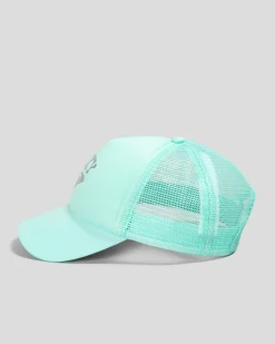Headwear*Roxy Girls' Reggae Town Trucker Cap Beach Glass
