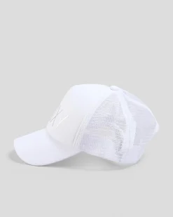Headwear*Roxy Girls' Reggae Town Trucker Cap Bright White