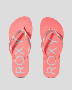 Online Girls' RG Viva Glitter Thongs Kids Flip Flops