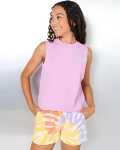 Discount Girls' SC Delta Strip Chest Muscle Tank Top Kids Tops
