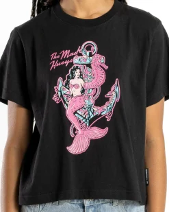 Online Girls' Seahorse Anchor Boxy T-Shirt Kids Tops