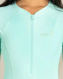 Best Girls' Seaside Surfsuit Kids Surf|Wetsuits & Surfsuits