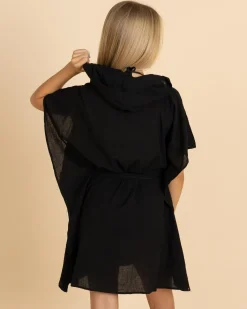 Beach Covers & Overswim*Topanga Girls' Sheridan Beach Cover Black