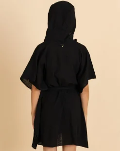 Beach Covers & Overswim*Topanga Girls' Sheridan Beach Cover Black