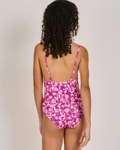 Hot Girls' Slice Of Paradise One Piece Swimsuit Kids Surf|One Pieces