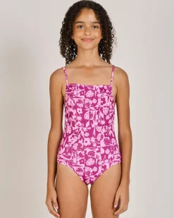 Hot Girls' Slice Of Paradise One Piece Swimsuit Kids Surf|One Pieces
