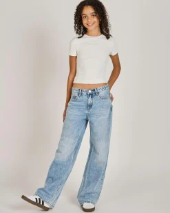 Discount Girls' Soho Wide Leg Jeans Kids Denim|Bottoms