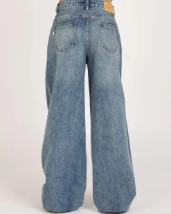 Jeans|Denim*DESU Girls' Soho Wide Leg Jeans Blasted Garage