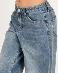 Jeans|Denim*DESU Girls' Soho Wide Leg Jeans Blasted Garage