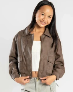 Hot Girls' Sphinx Jacket Kids Outerwear
