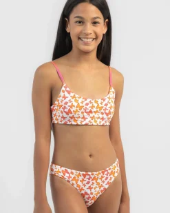 Bikinis*Topanga Girls' Spirit Reversible Bikini Set Pink