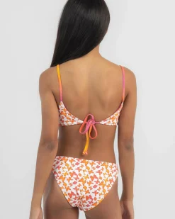 Bikinis*Topanga Girls' Spirit Reversible Bikini Set Pink