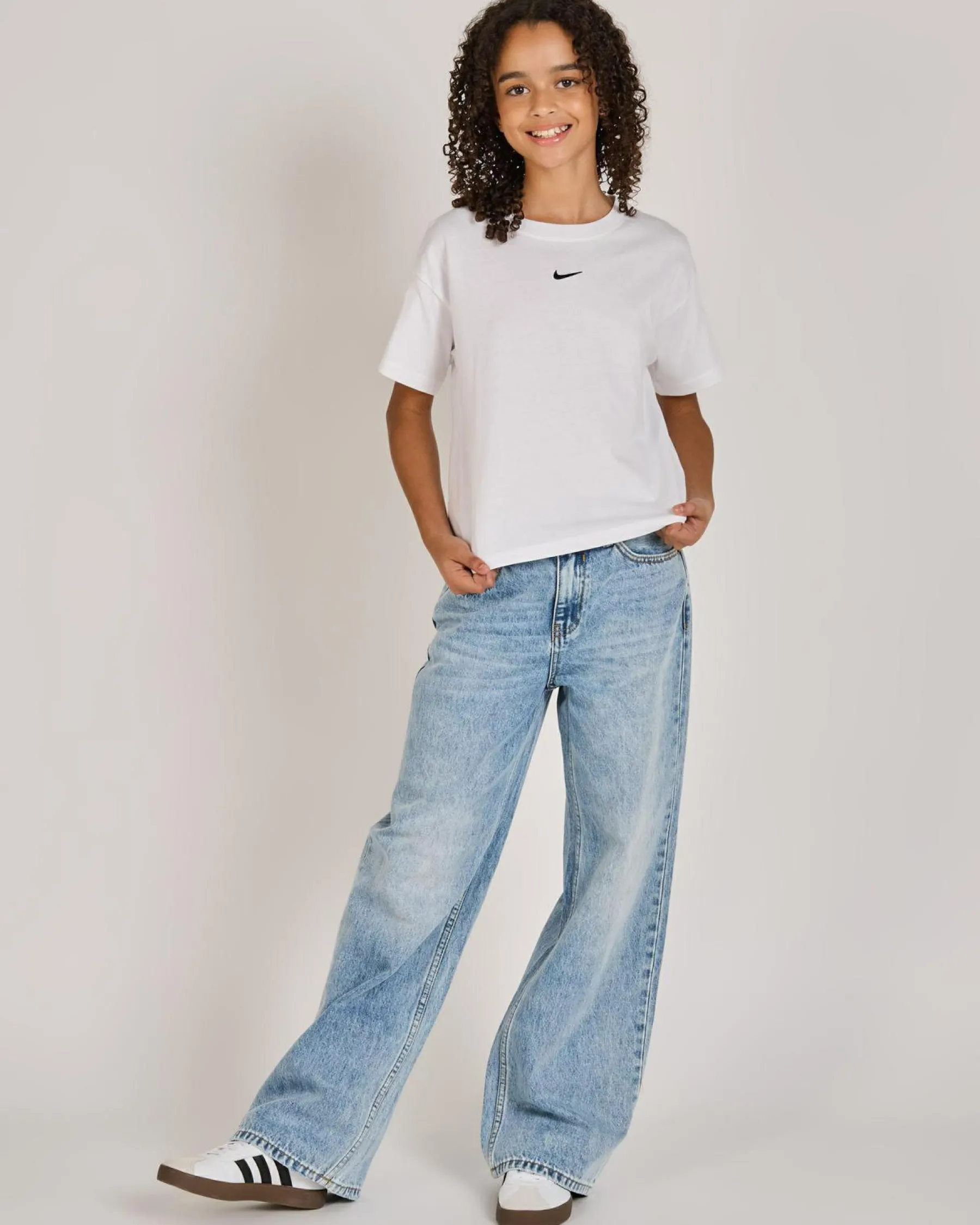 Hot Girls' Sportswear Essential Boxy T-Shirt Kids Tops