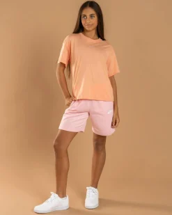 Tops*Nike Girls' Sportswear Essential Boxy T-Shirt Apricot Agate